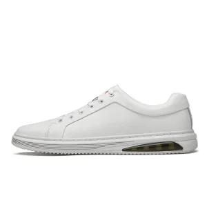Luxury Brand Comfortable Men Flats Shoes British Style Soft Fashion Men Casual Genuine Leather Lace Up Men's Shoes