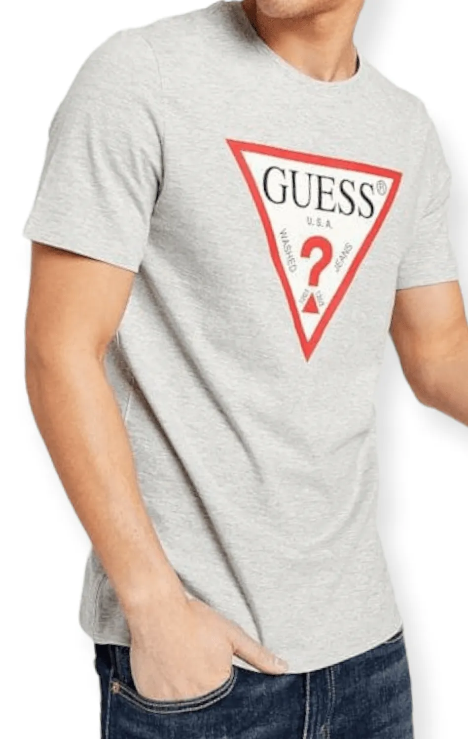 Men Round Tshirt (GS) (Slim-Fit) - Grey