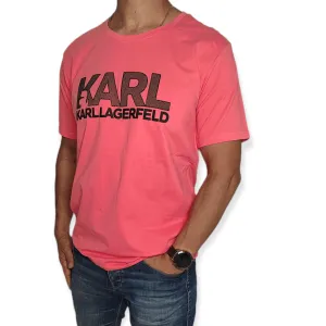 Men Round Tshirt (Karl) (Slim-Fit) - Fuschia