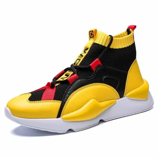 Mens Casual Sneakers High Top  Shoes