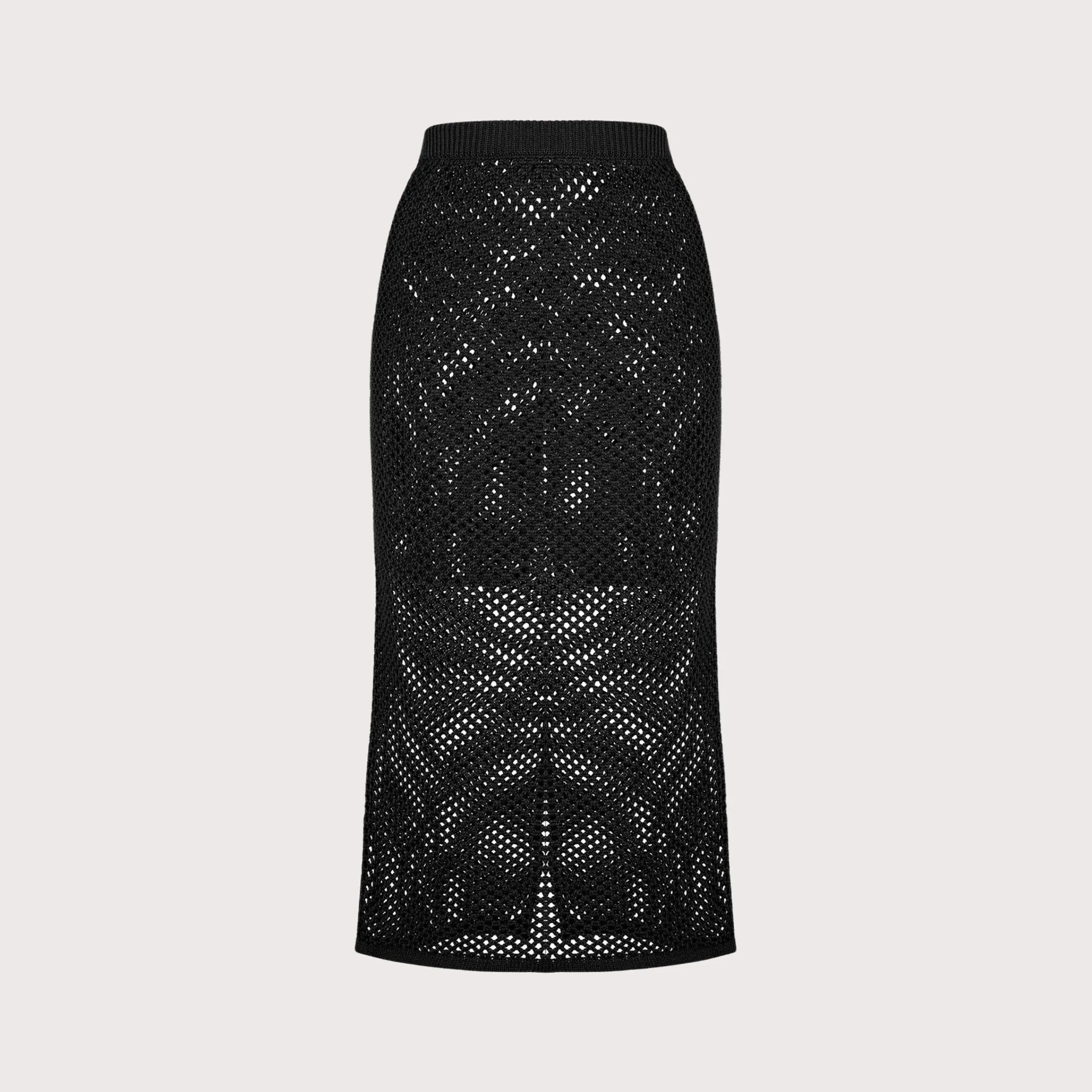 Net Skirt Black