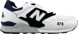 New Balance 878 sneakers, white/black/gray