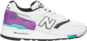 New Balance 997 'Purple Teal' sneakers, white