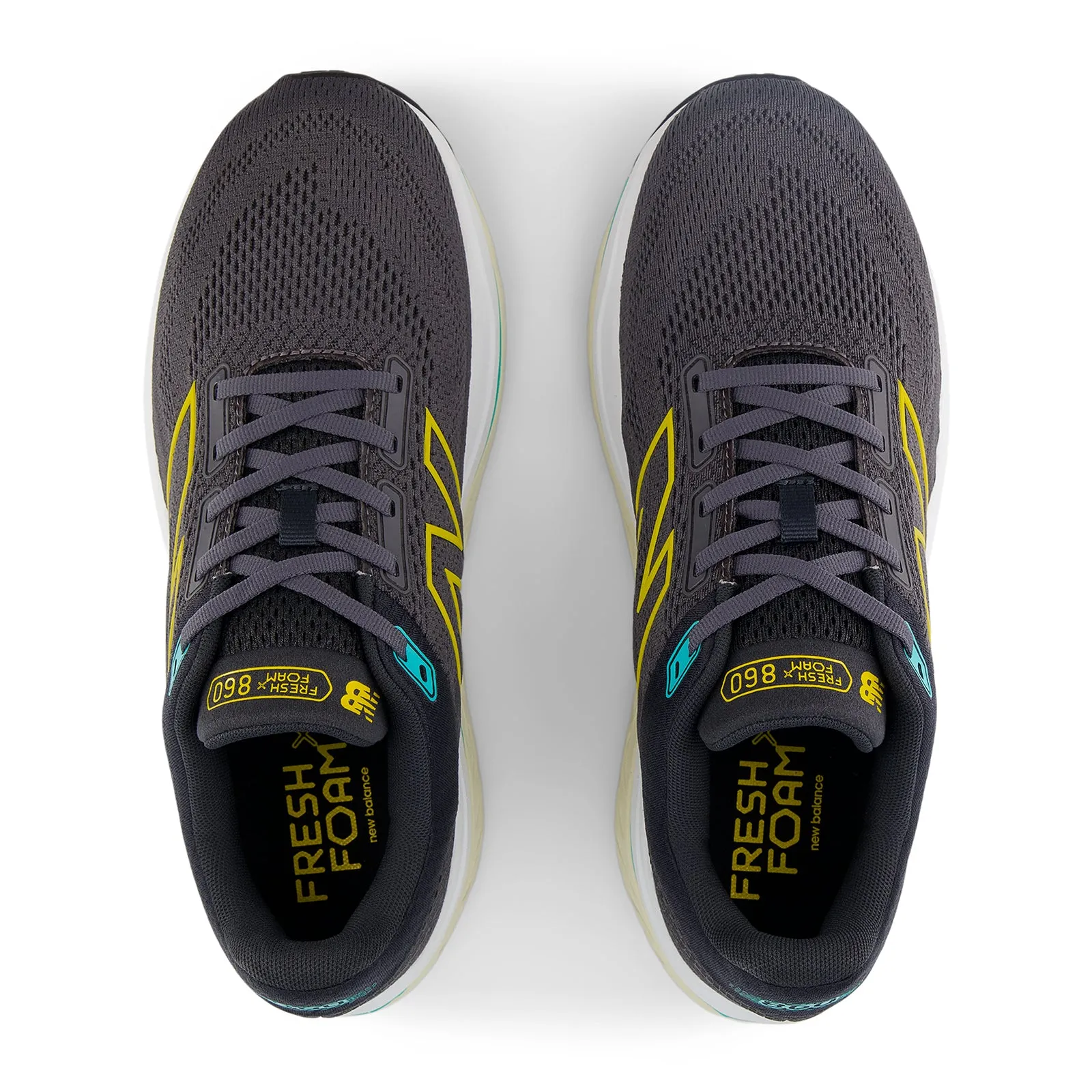 New Balance Fresh Foam X 860 v14 Running Shoe (Men) - Magnet/Ginger Lemon/Cyber Jade