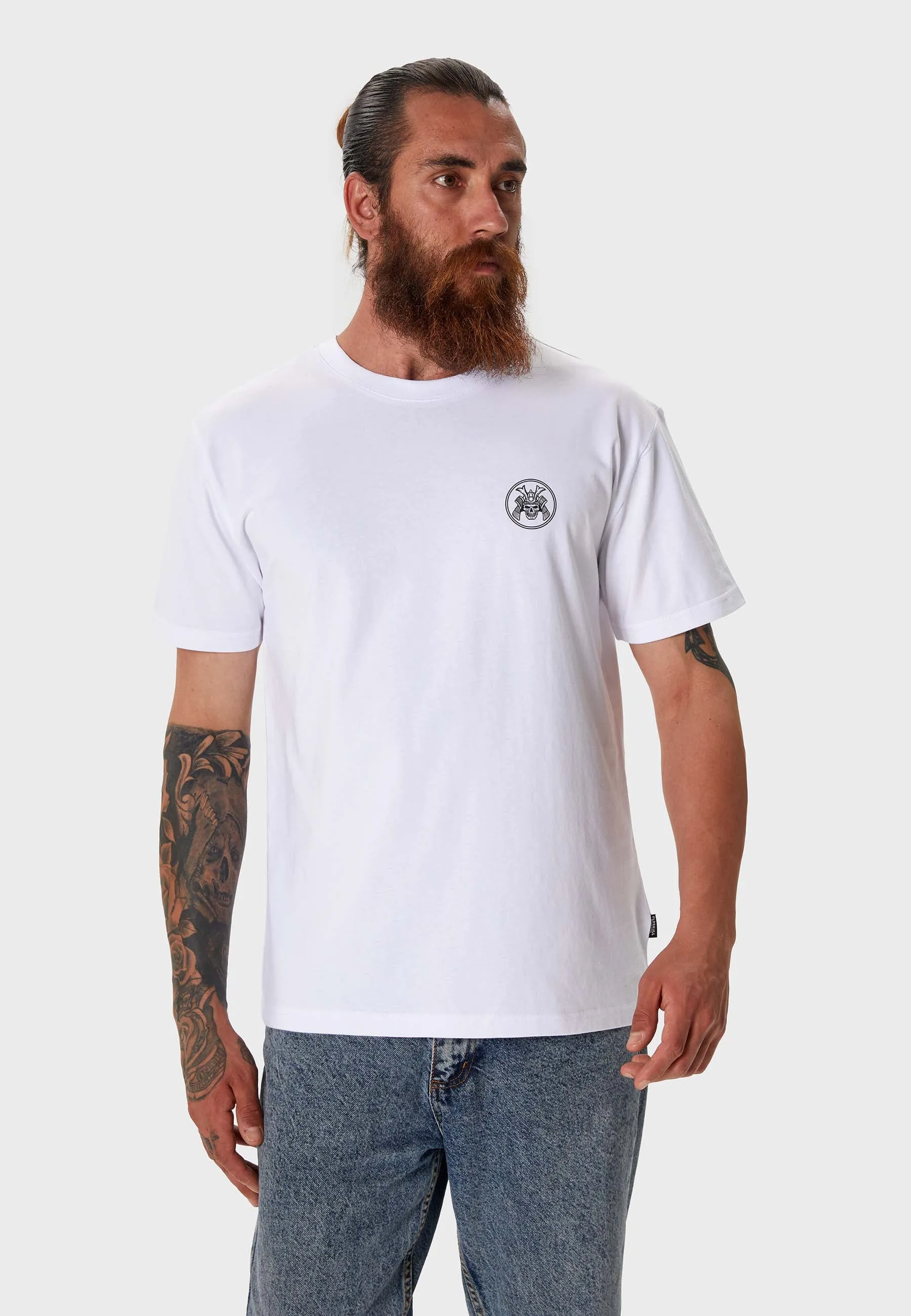 Oldskull Basic Samurai T-Shirt White