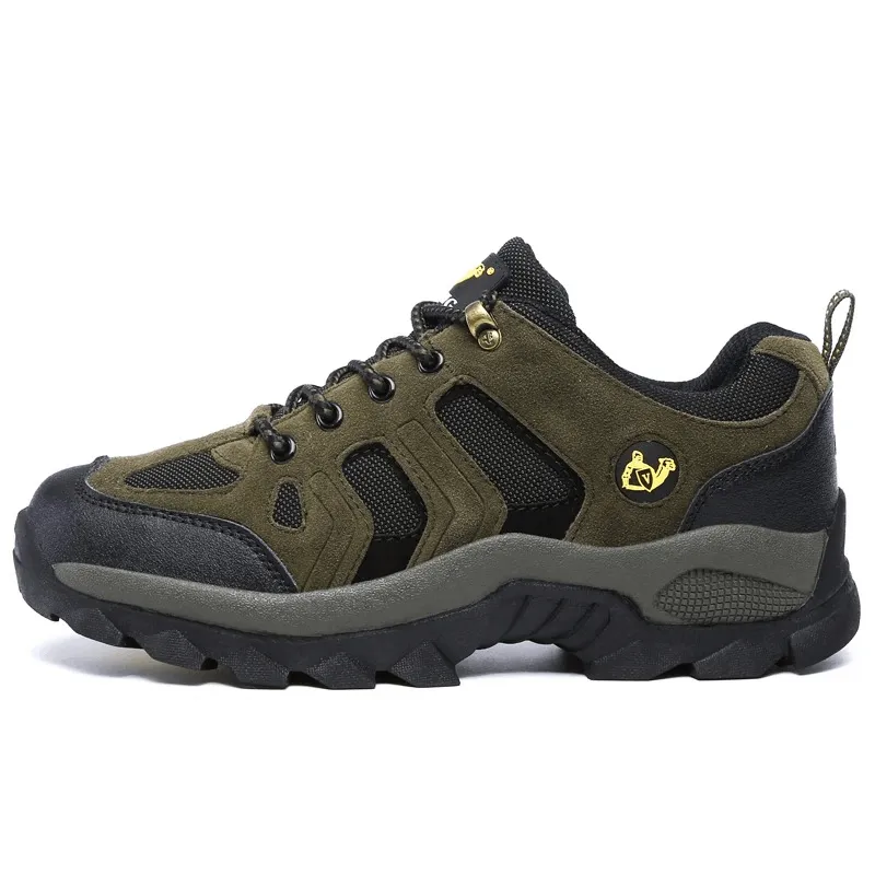 Outdoor Round-Toe Lace-Up Trekking Shoes For Men - SF0701