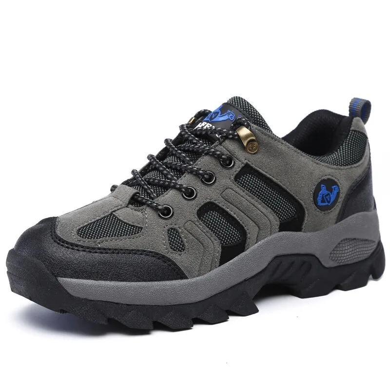 Outdoor Round-Toe Lace-Up Trekking Shoes For Men - SF0701