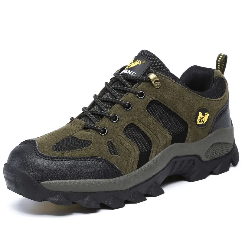 Outdoor Round-Toe Lace-Up Trekking Shoes For Men - SF0701