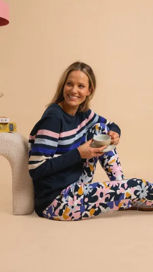 Quincy Lounge Pant - All Over Yardage Print