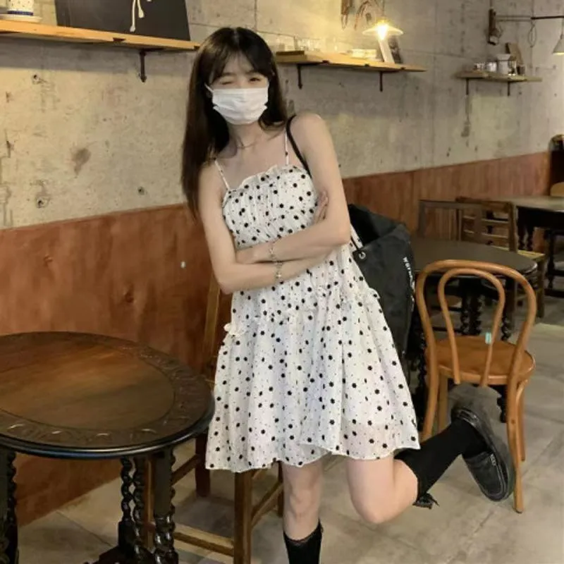 Slimming Petite Loose Fit Floral Print Super Fairy Dress