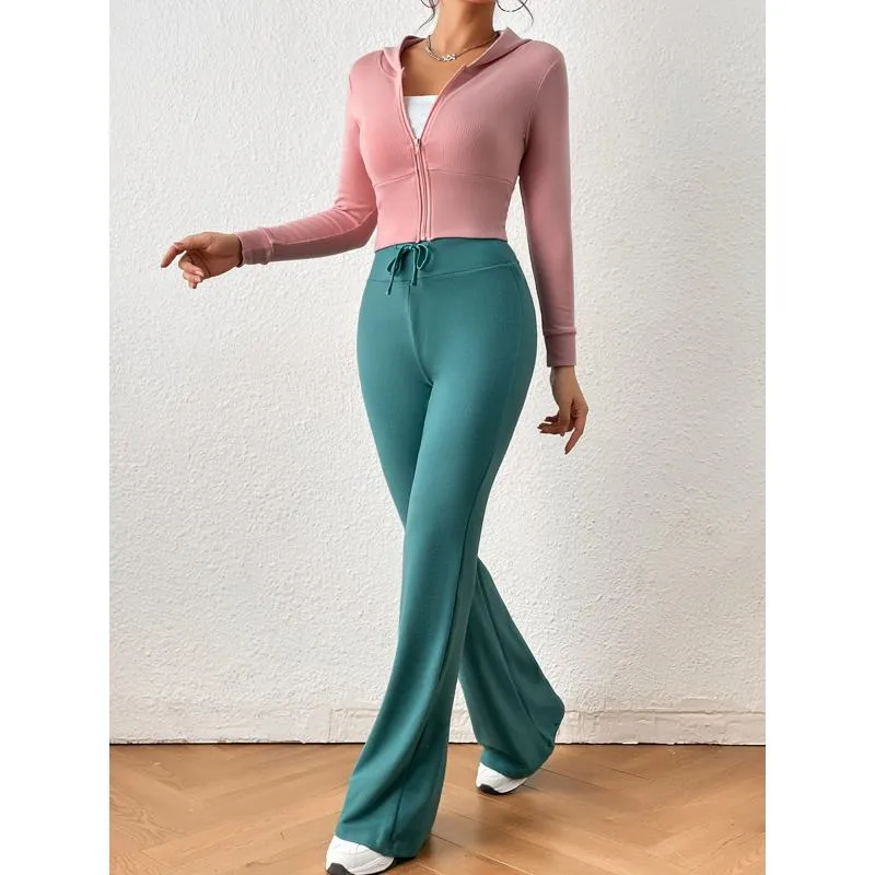 Sports Ultra-Short Pit Strip Tight-Fitting All Cotton Solid Color Pilling No Traces With A Hat Sports Jacket