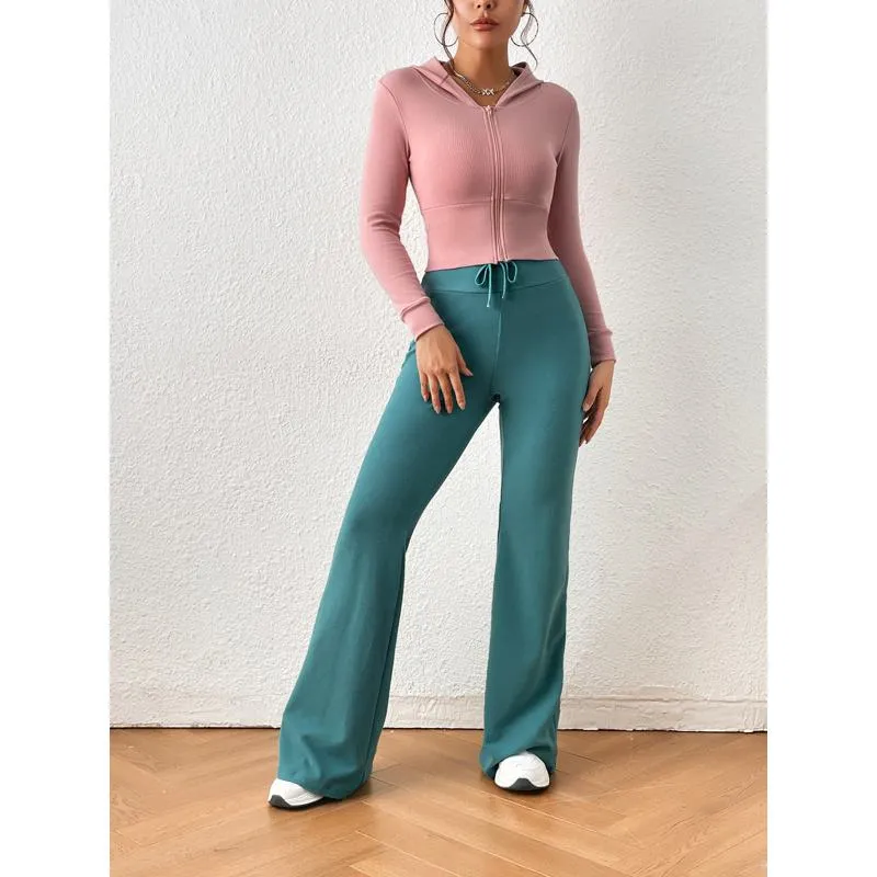 Sports Ultra-Short Pit Strip Tight-Fitting All Cotton Solid Color Pilling No Traces With A Hat Sports Jacket