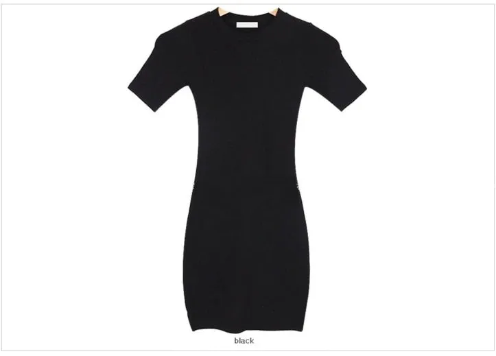 Summer Cotton Linen Casual Short Sleeve Vintage Solid Dress