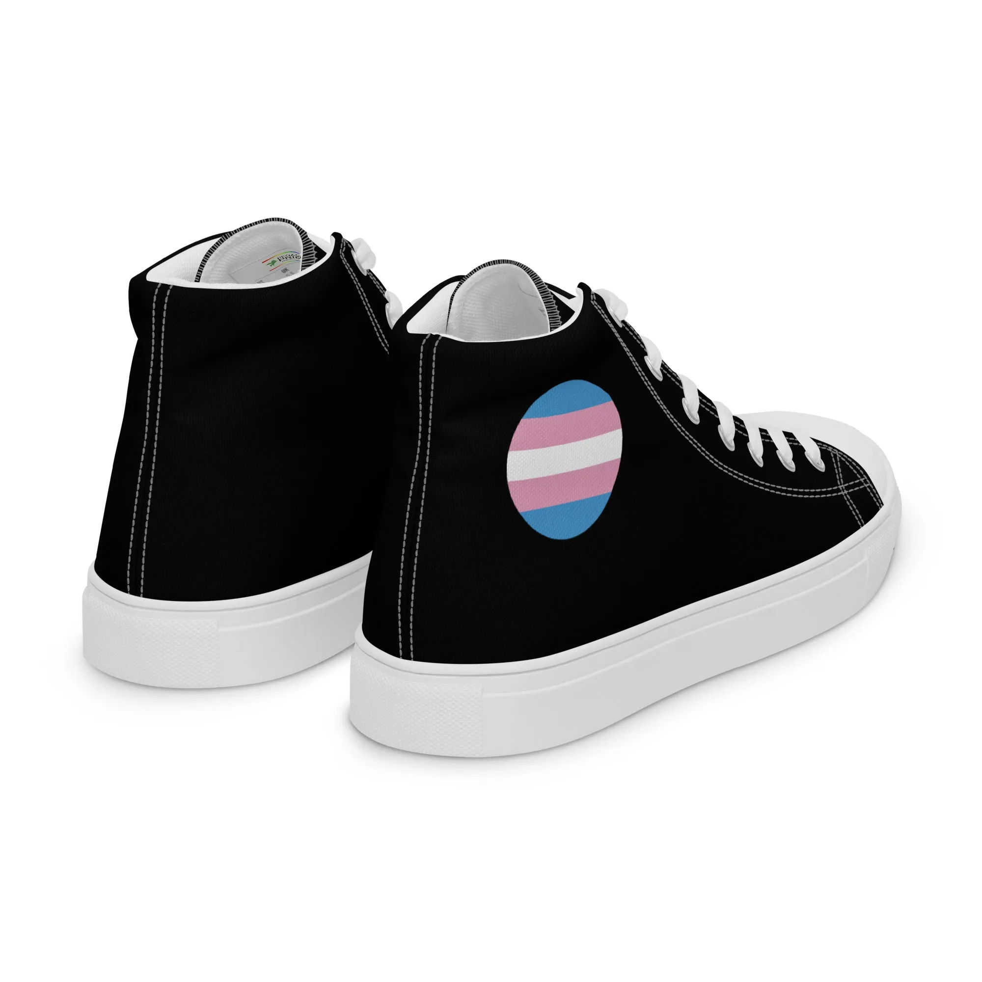 Transgender Trans Women’s High Top Canvas Athletic Shoes