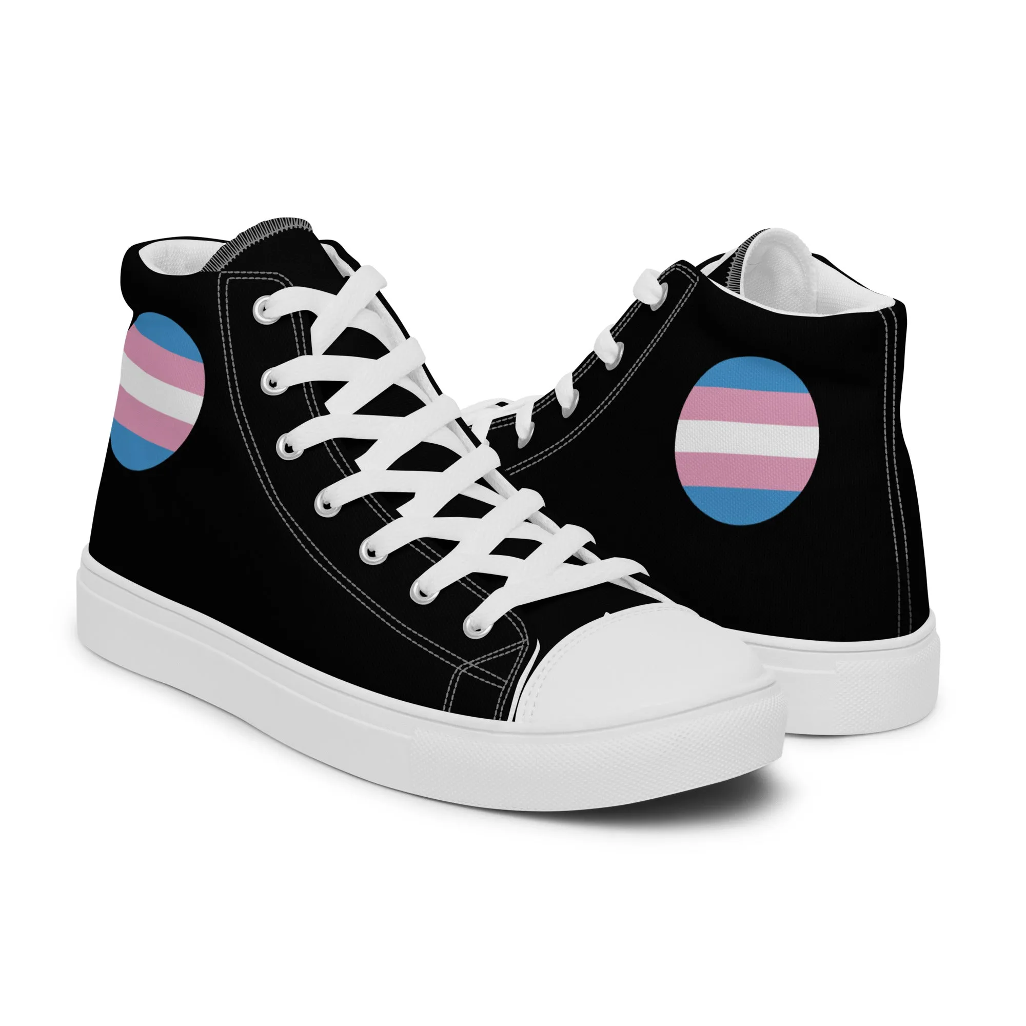 Transgender Trans Women’s High Top Canvas Athletic Shoes
