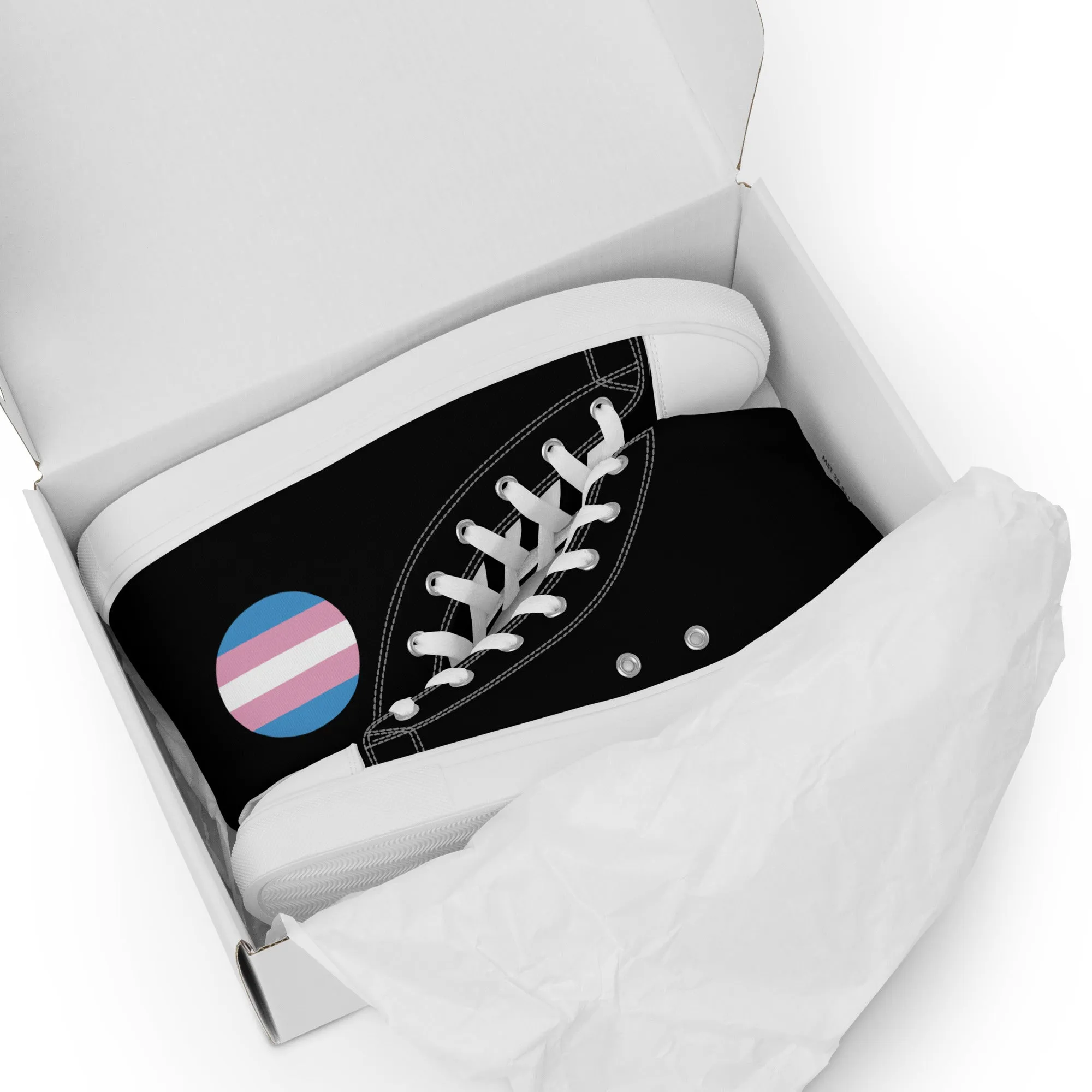 Transgender Trans Women’s High Top Canvas Athletic Shoes