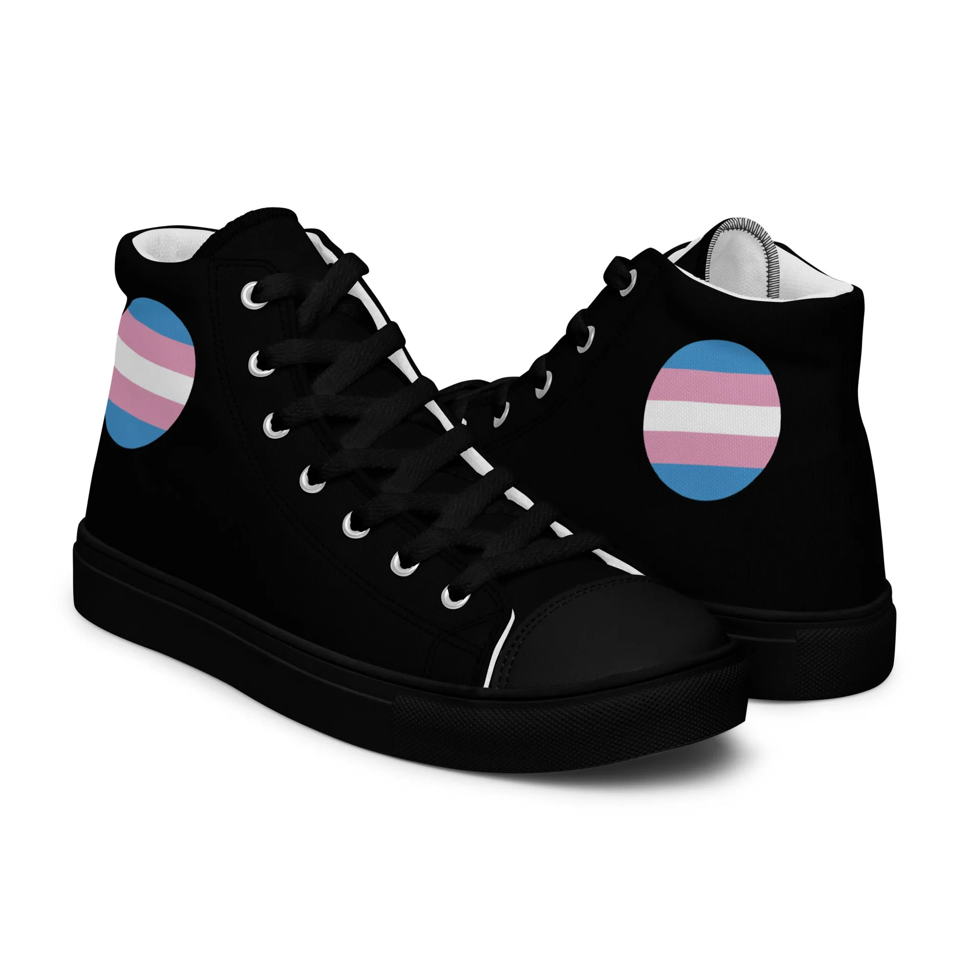 Transgender Trans Women’s High Top Canvas Athletic Shoes