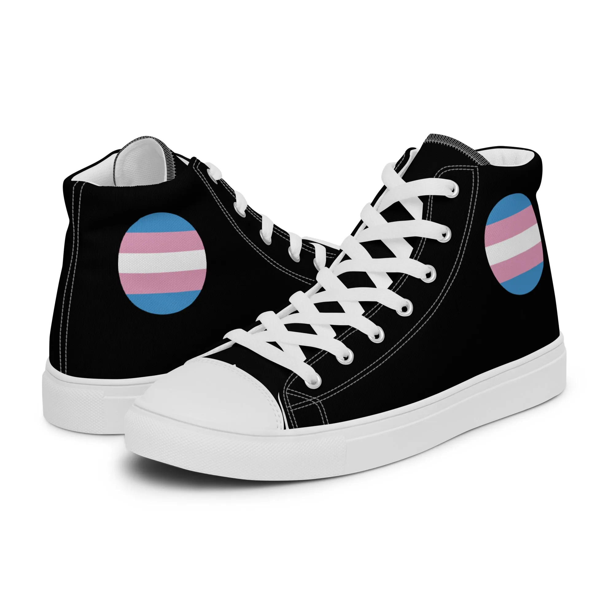 Transgender Trans Women’s High Top Canvas Athletic Shoes