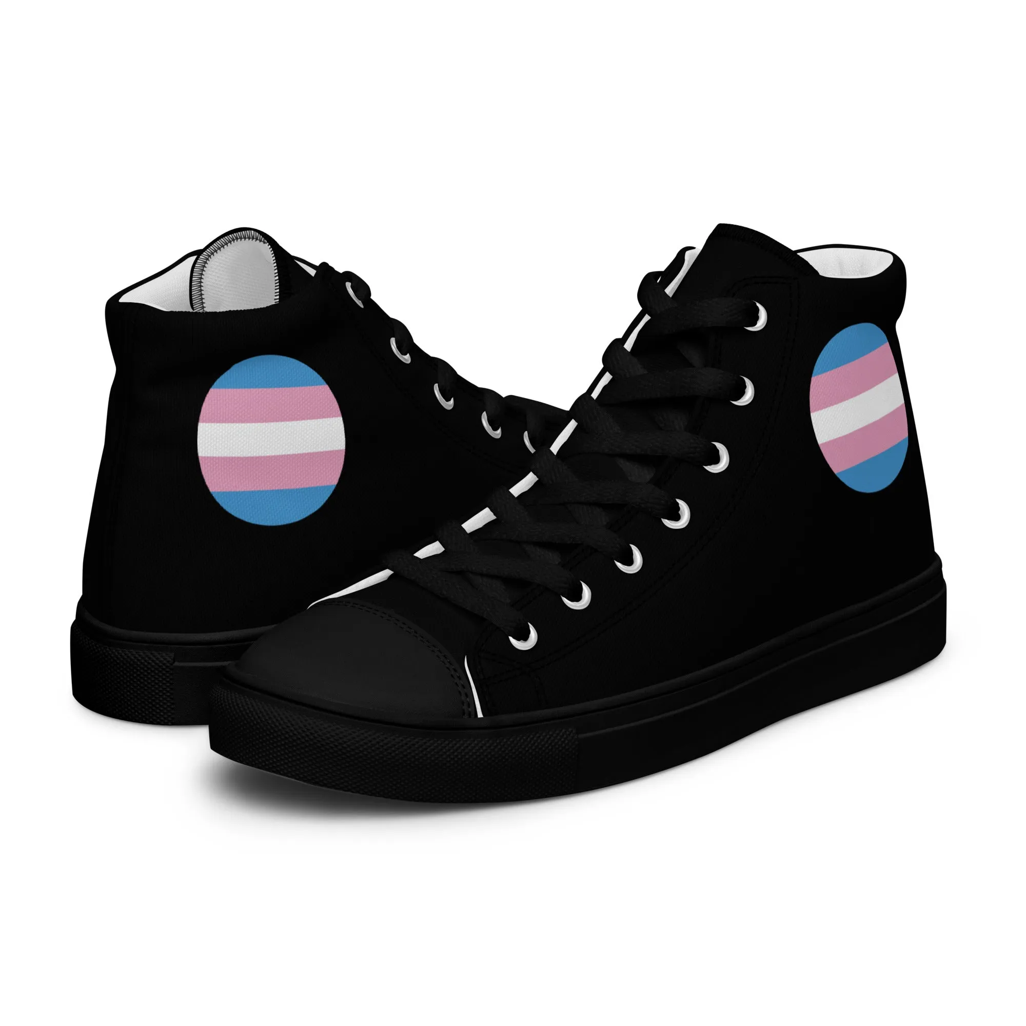 Transgender Trans Women’s High Top Canvas Athletic Shoes