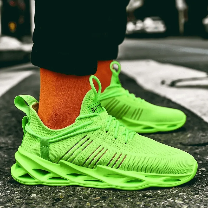 Unisex Mesh Breathable Running Shoes / Athletic Lace-up Shoes - SF0255