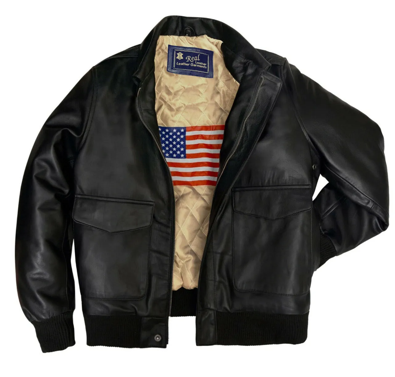 US Air Force Flight Aviator A2 Bomber Jacket