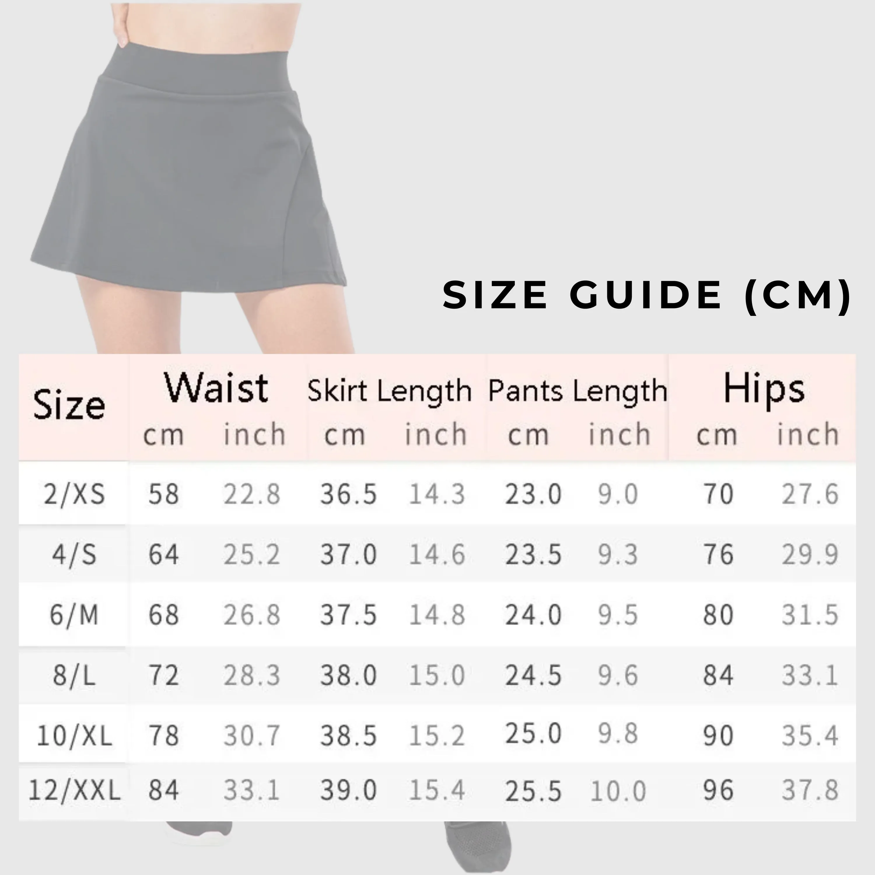 Women's Super Elastic Pleated Tennis Skirt With Shorts and Zipped Pocket
