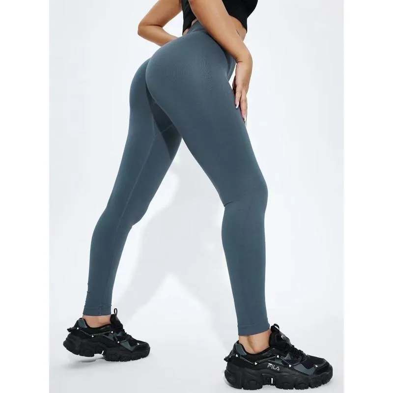 Yoga Elasticity Multi-Color Seamless Fitness Running Sports Leggings