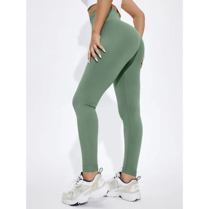Yoga Elasticity Multi-Color Seamless Fitness Running Sports Leggings