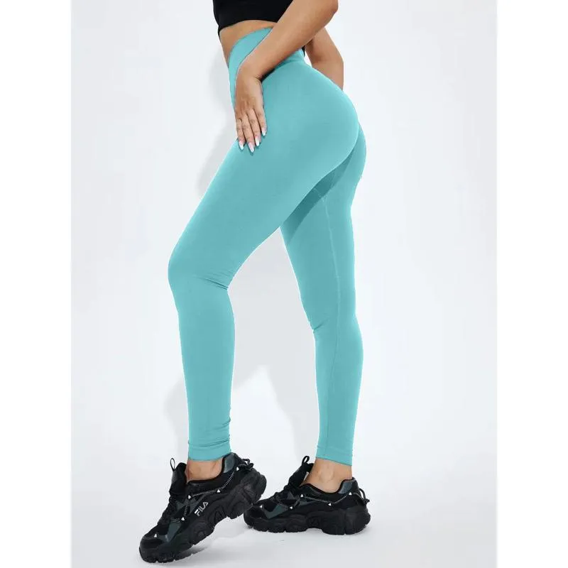 Yoga Elasticity Multi-Color Seamless Fitness Running Sports Leggings