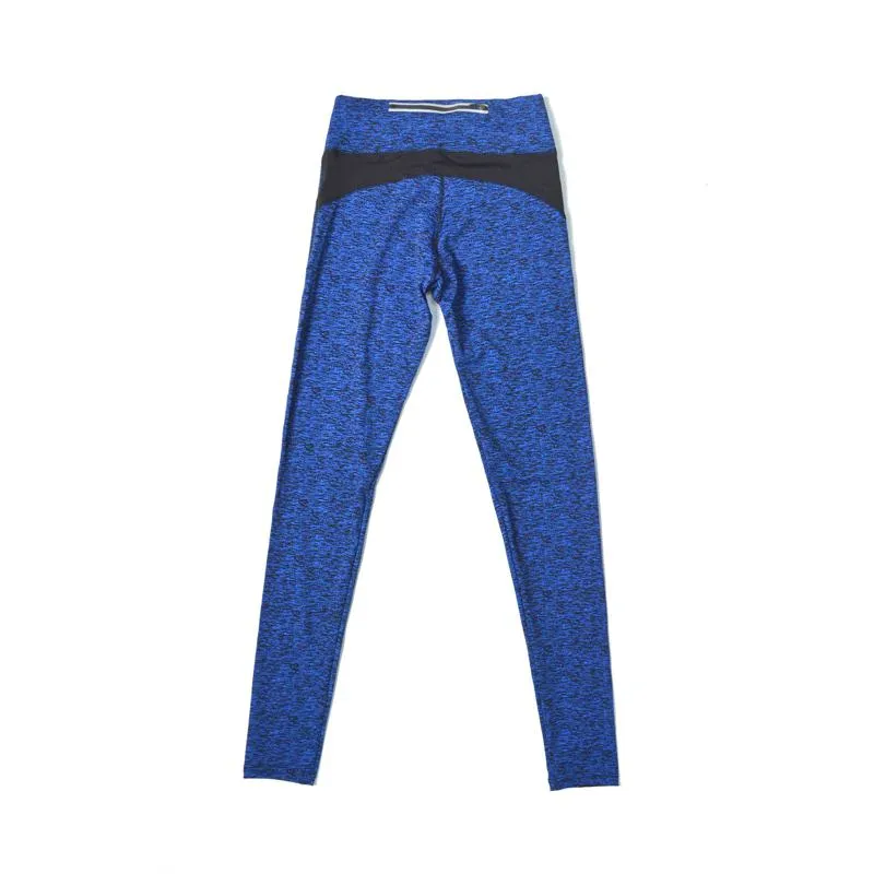 Yoga Quick-Drying Elasticity Ribbed Sports Fitness Cropped Patchwork Sports Leggings