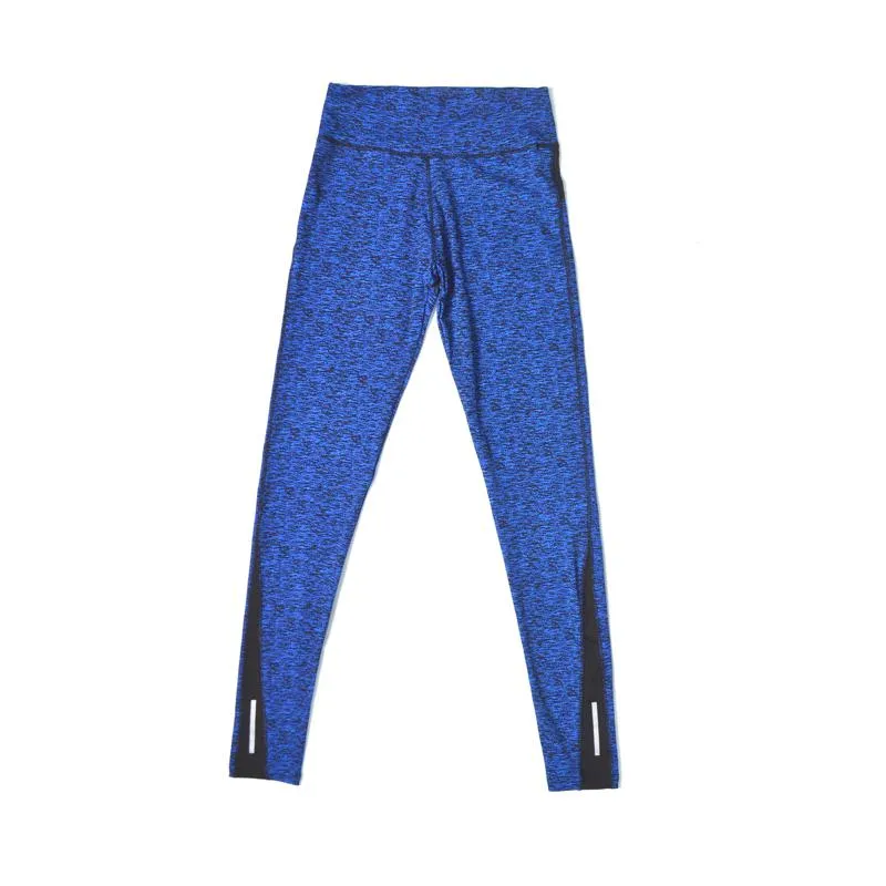 Yoga Quick-Drying Elasticity Ribbed Sports Fitness Cropped Patchwork Sports Leggings