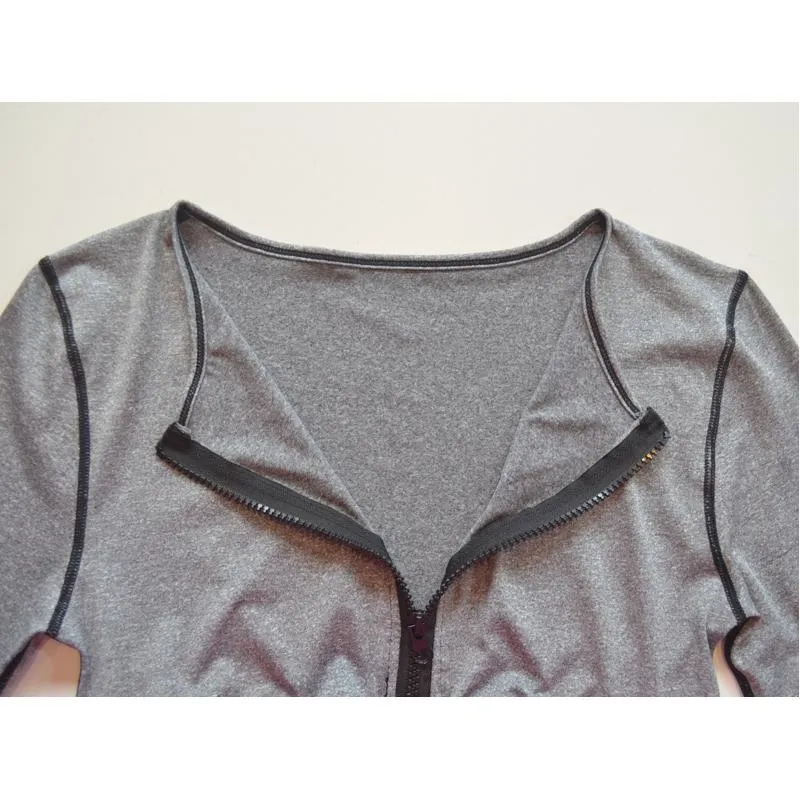 Yoga Quick-Drying Suit Fitness Zipper Running Hollowed-Out Sports Set
