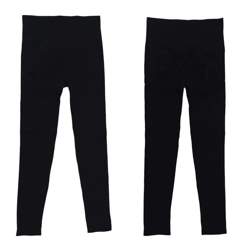 Yoga Three Colors Elasticity Seamless Fitness Smiling Face Sports Leggings