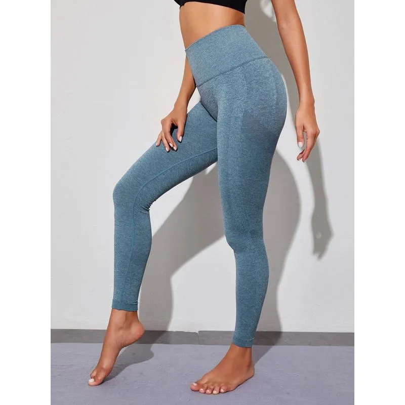 Yoga Three Colors Elasticity Seamless Fitness Smiling Face Sports Leggings