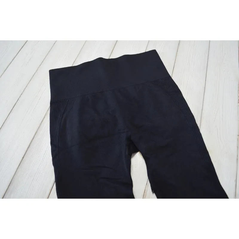 Yoga Three Colors Elasticity Seamless Fitness Smiling Face Sports Leggings