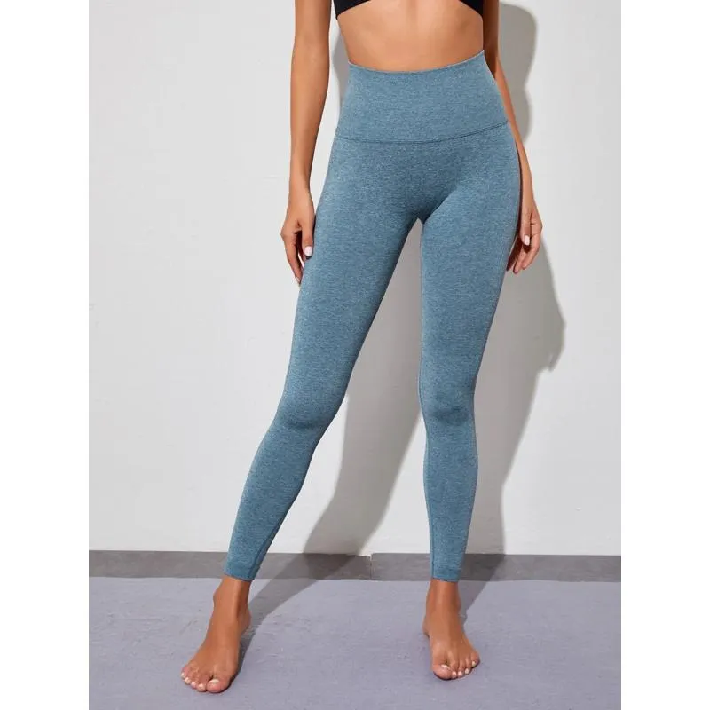 Yoga Three Colors Elasticity Seamless Fitness Smiling Face Sports Leggings