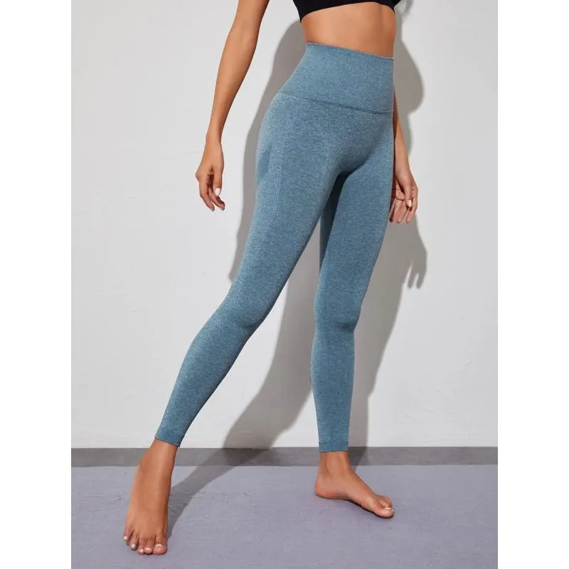 Yoga Three Colors Elasticity Seamless Fitness Smiling Face Sports Leggings