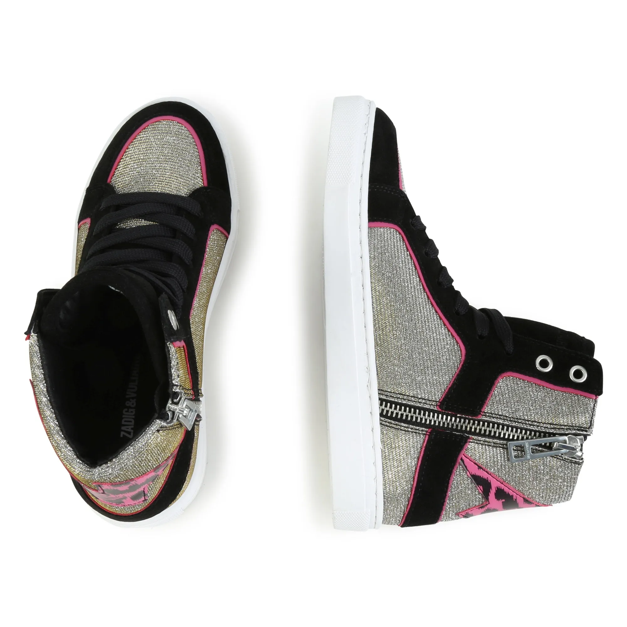 ZADIG & VOLTAIRE Iconic Flash High-Top Sneakers