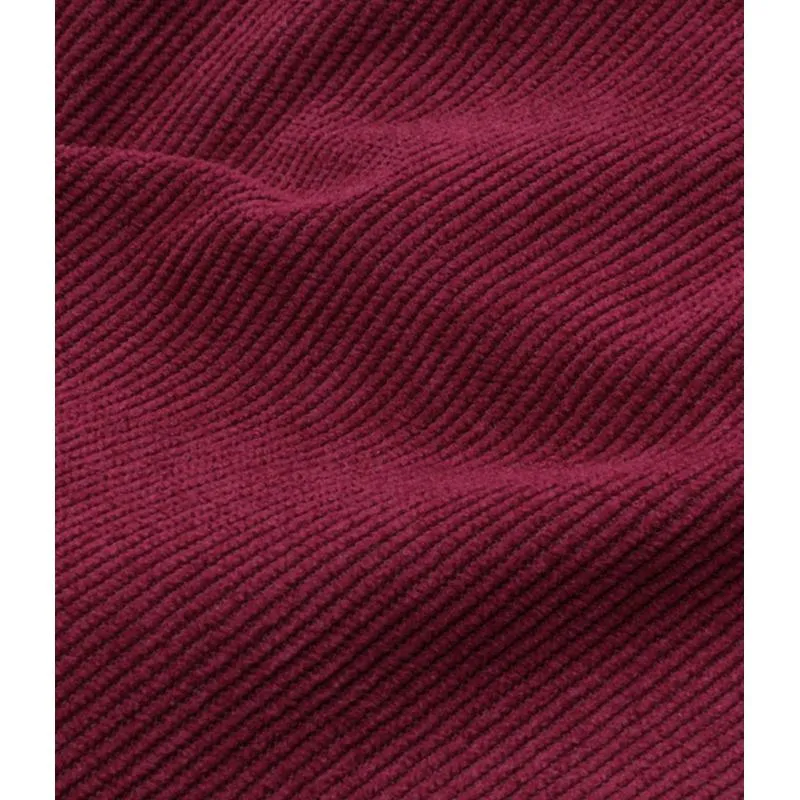 Zipper Solid Color Long Style Pocket Corduroy Pants